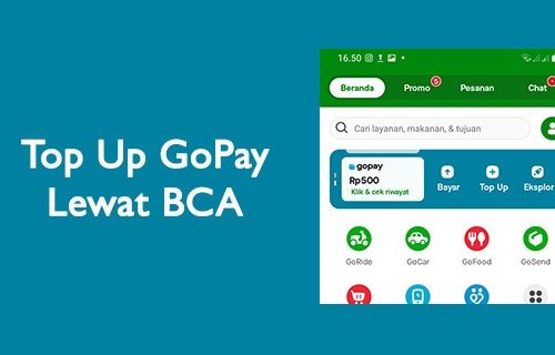 Cara Top Up GoPay via BCA Mobile & ATM BCA